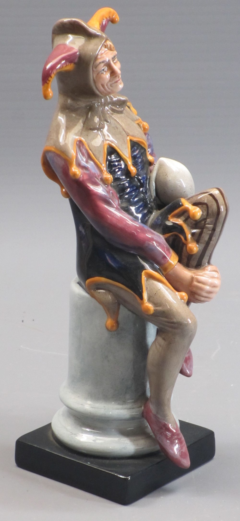 ROYAL DOULTON 'THE JESTER' HN2016 - model by Cecil J Noke, 26cms tall - Image 2 of 3