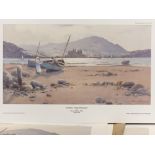 WARREN WILLIAMS print - by Dams & Lock, (Conwy from Deganwy) approximately 300 copies!!!, 40 x 62.