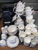 ROYAL DOULTON AUTUMN'S GLORY and other Doulton tea and coffee ware, Royal Tuscan part teaset and a