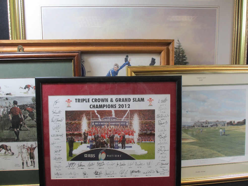 SPORTING RELATED & OTHER PRINTS - an assortment to include Gleneagles and Troon Golf Course - Image 2 of 5