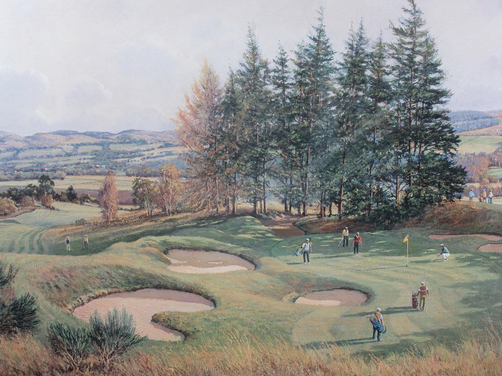 SPORTING RELATED & OTHER PRINTS - an assortment to include Gleneagles and Troon Golf Course - Image 4 of 5