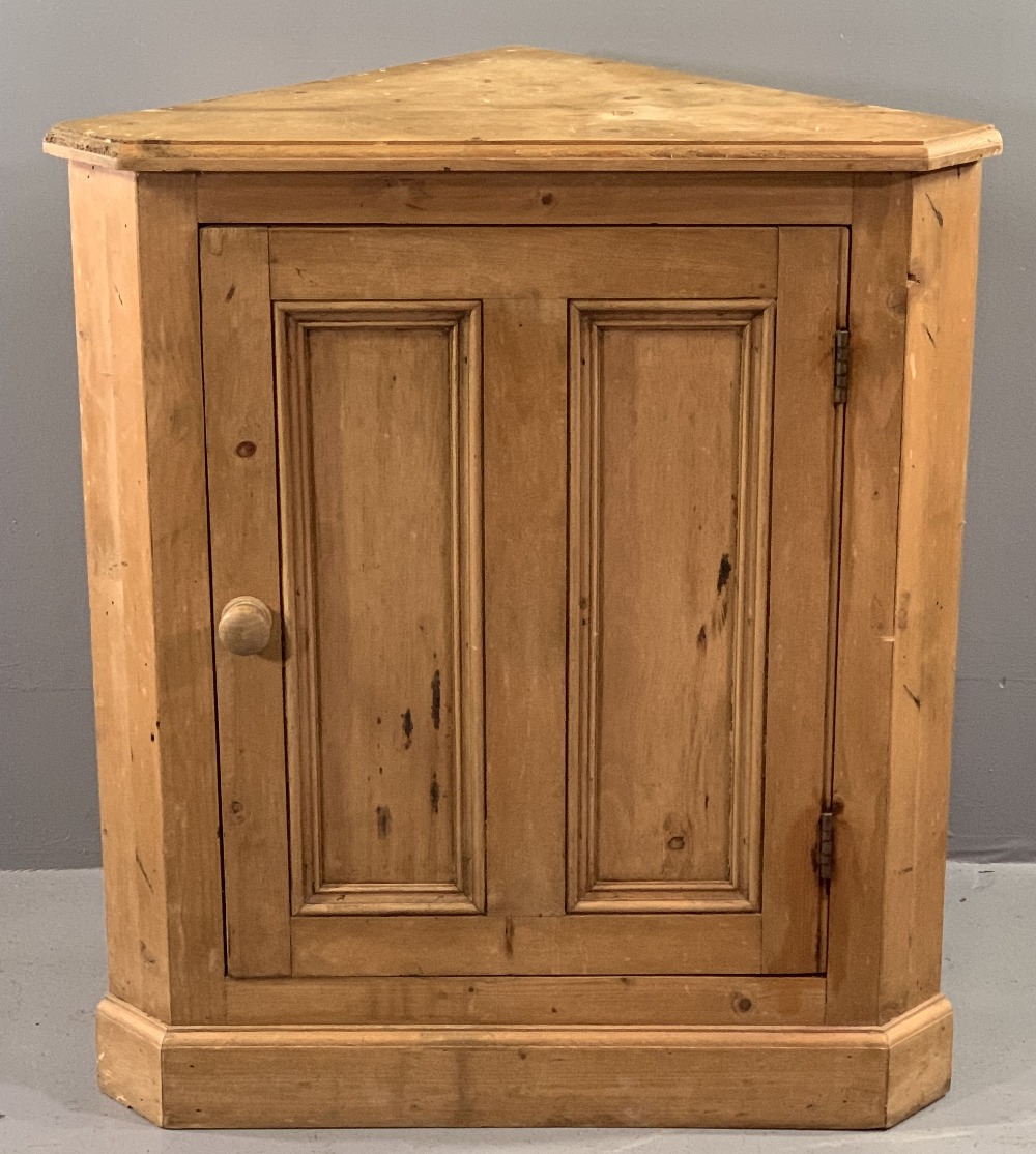 REPRODUCTION PINE FURNITURE (3) to include a single door floorstanding corner cupboard with interior - Image 2 of 8