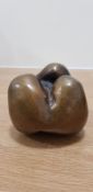 DILYS JACKSON bronze sculpture - 10 (H) x 8 (W) x 8cms (D)