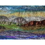 ANNIE BIELECKA limited edition (1/2) print from textile - entitled 'Slate Quarries of Snowdonia/