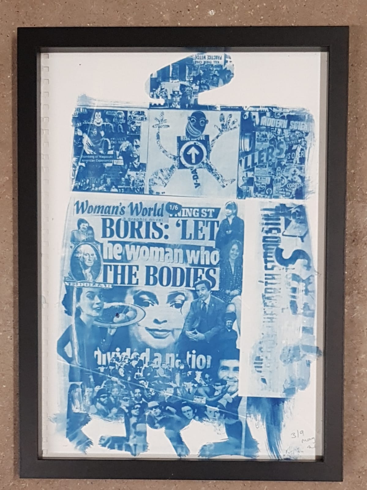 NEALE HOWELLS limited edition (3/9) print - entitled 'Boris 21', 45 x 33cms, black frame - Image 2 of 3