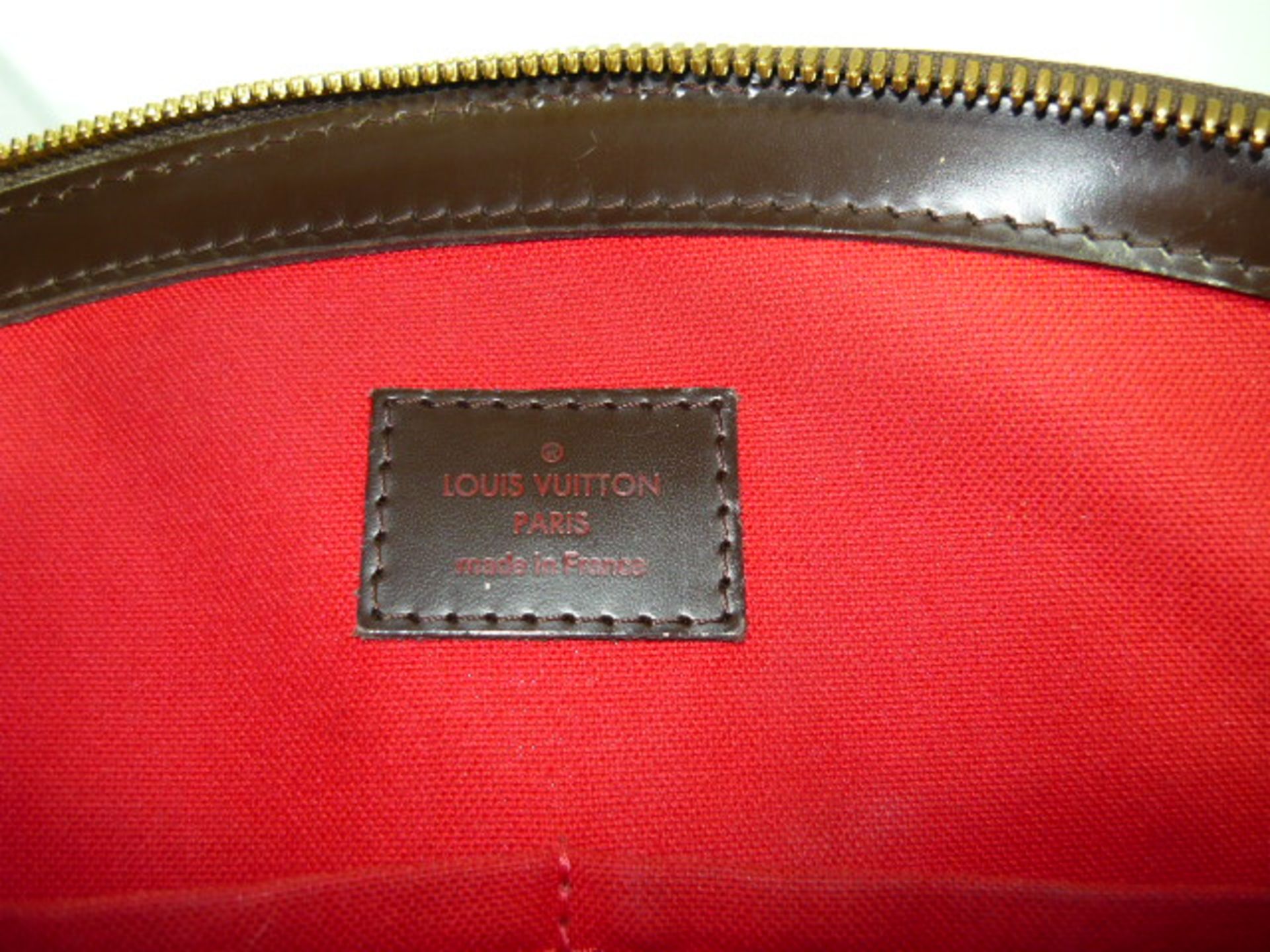 LOUIS VUITTON. Handtasche Verona Damier Ebene MM. Gebraucht, berieben aber in gutem Zustand. RV - Image 7 of 7