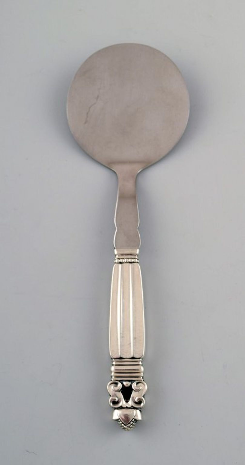 Georg Jensen Konge / König. Mit Sterling. Tortenheber. Ca. 21cm. Vintage.