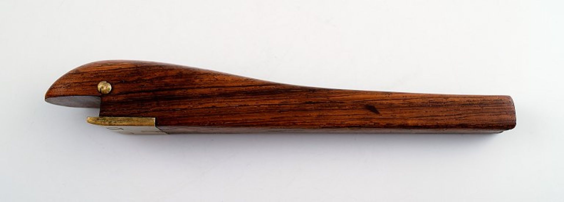 Flaschenöffner. Holz und Metall. Danish Design. Ca. 18cm.