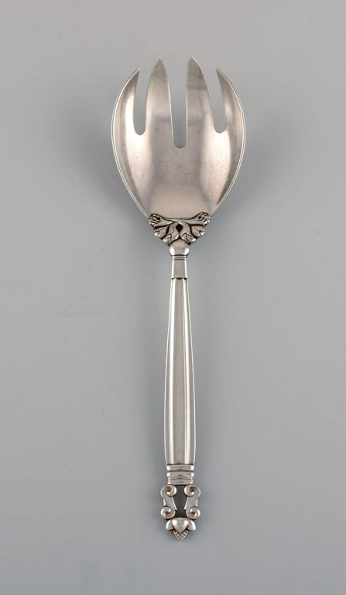 Georg Jensen Konge / König. Sterling. Vorlegelöffel / Serviervorleger. Ca. 23cm. Vintage.