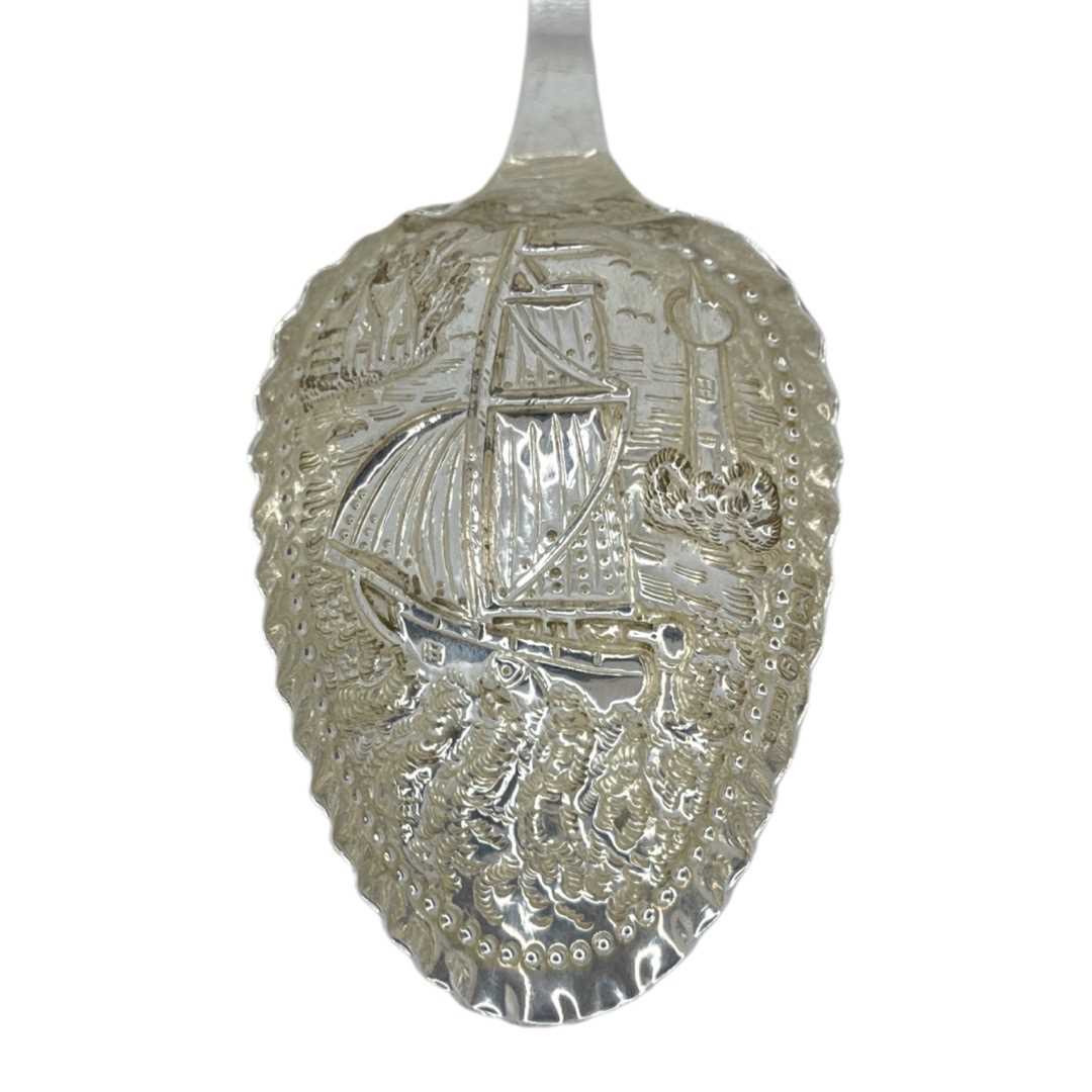 Dutch Silver Caddy Spoon. c1900. 34 g. - Image 4 of 4