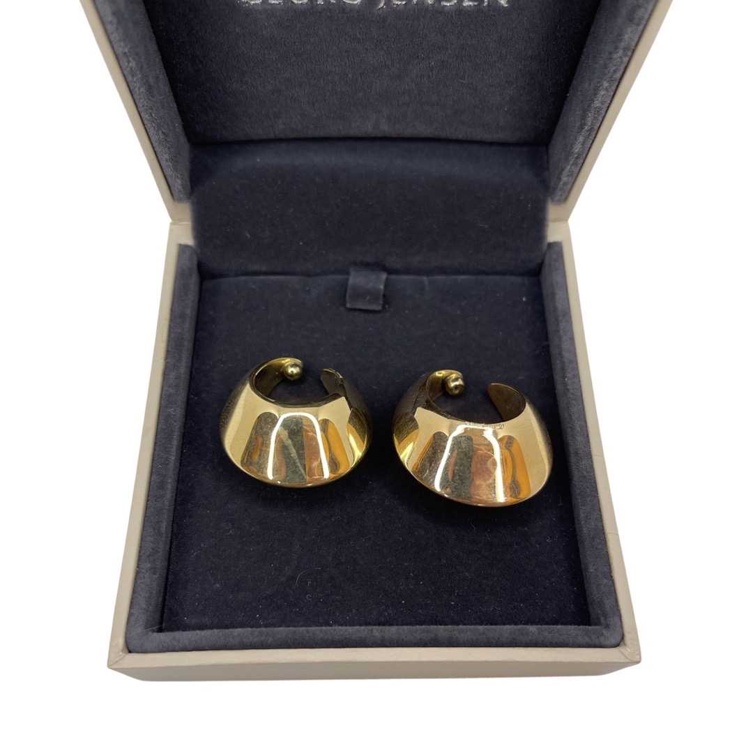 18ct gold George Jensen Ear Cuffs, Circa 1960s by Nanna Ditzel, 25.4g - Image 2 of 5