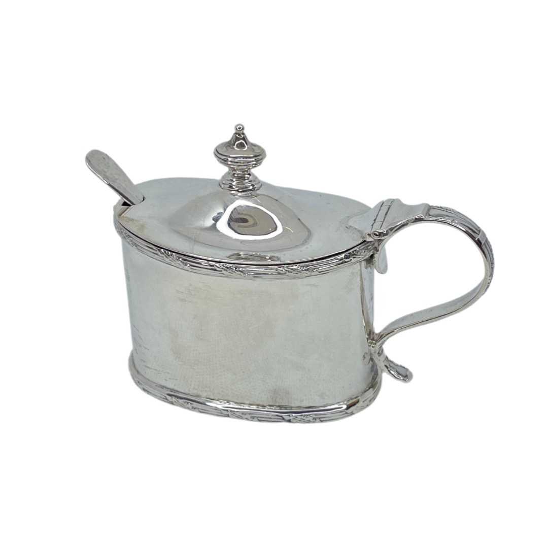 Silver Mustard Pot London 1918 - Image 2 of 6