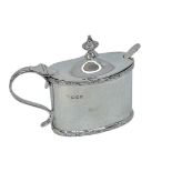 Silver Mustard Pot London 1918