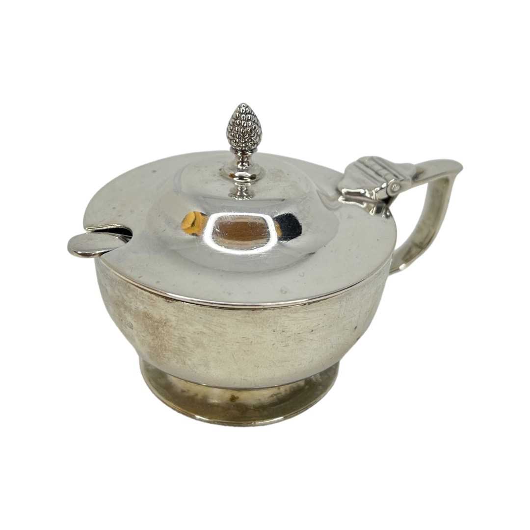 Asprey & Co Ltd Silver Mustard Pot