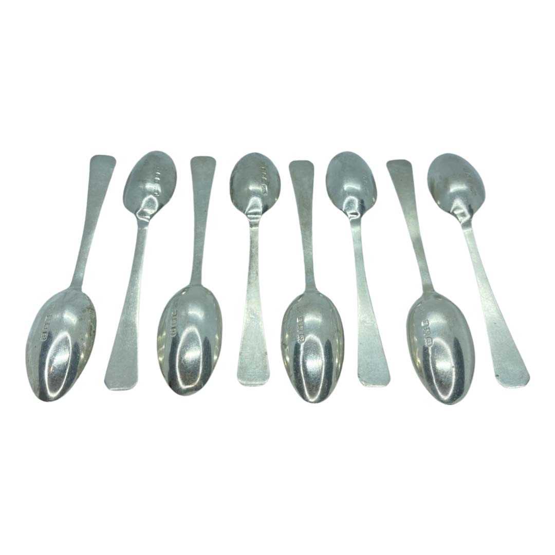 Set of 6 Silver Art Deco Teaspoons. 96 g. Josiah Williams and Co. London, 1935. 96 g. - Image 2 of 2