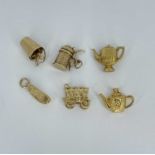 Mixed Lot Of 9ct Gold Charms ( 17.5 grams )