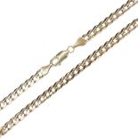 9ct Gold Curb Chain. ( 14.2 grams)