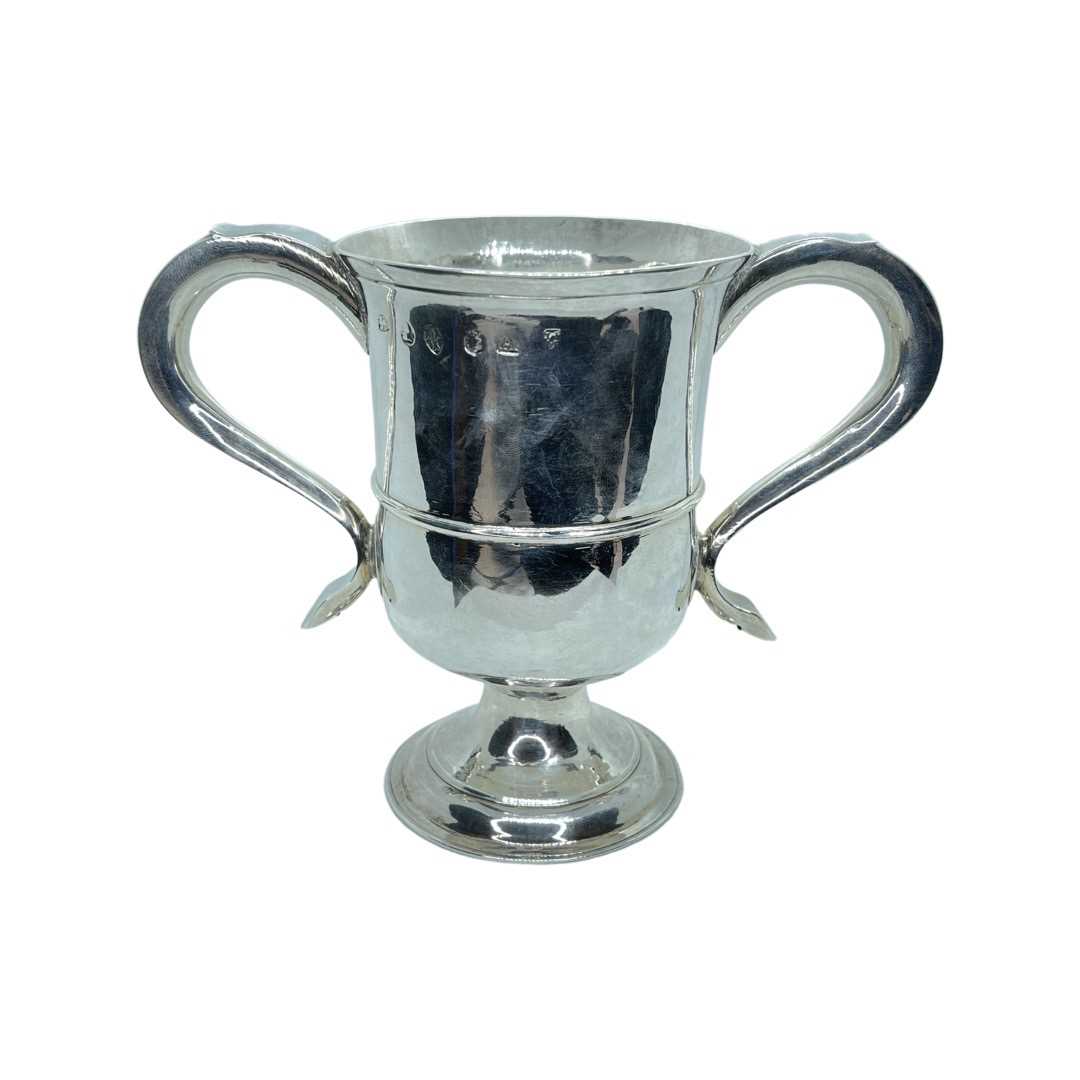 Newcastle Two Handled Trophy Cup/Porringer. John Langlands I and John Robertson I, Newcastle 1791. 3 - Image 4 of 4