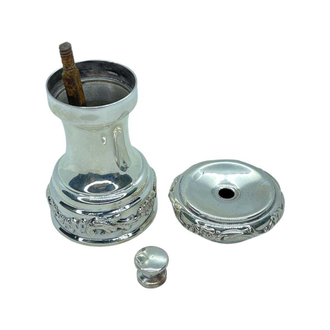 Decorative Silver Pepper Grinder. Sterling, 20th Century - Image 3 of 3