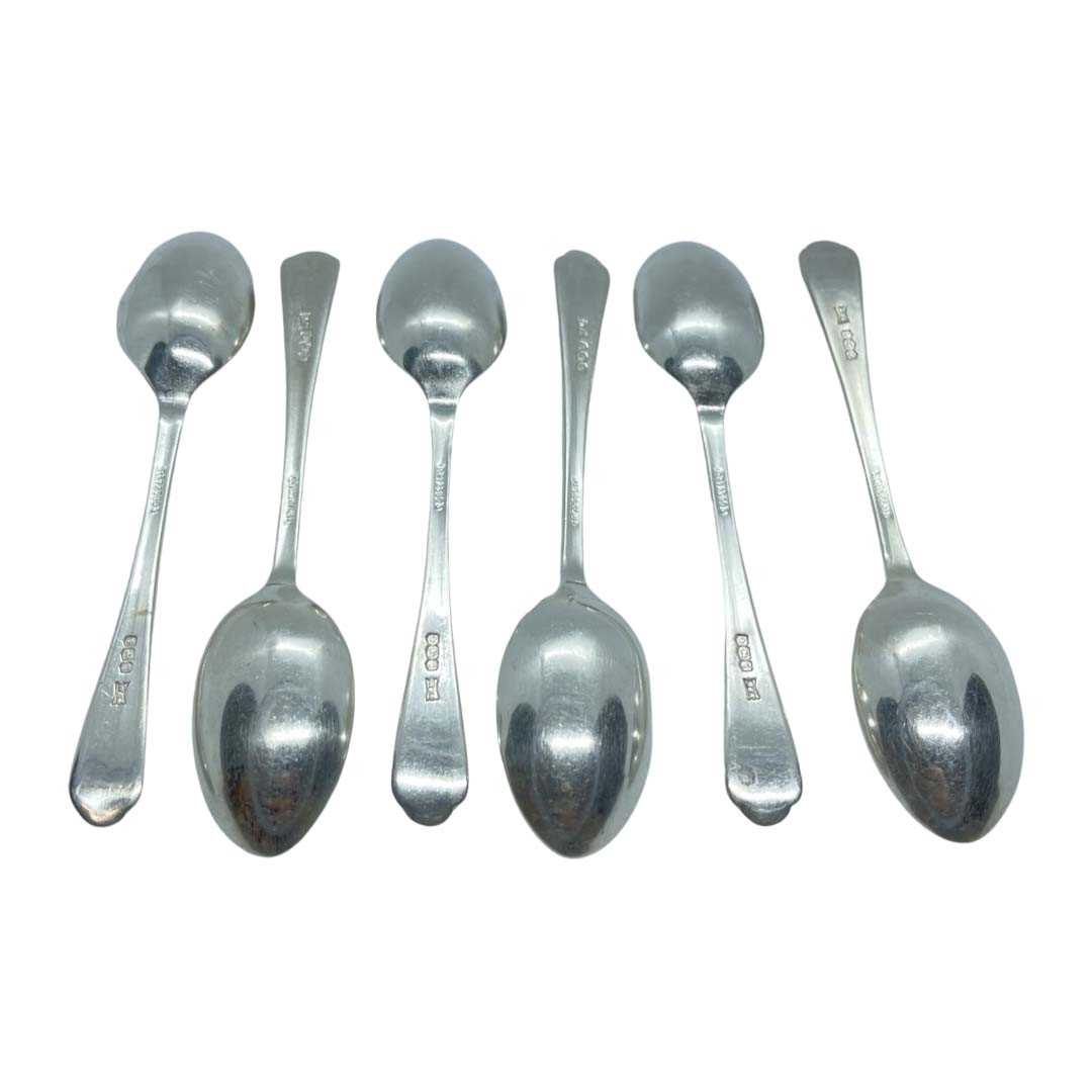 Set of 6 Silver Golf Teaspoons. Walker and Hall, Sheffield, 1933. 80 g. - Image 3 of 3