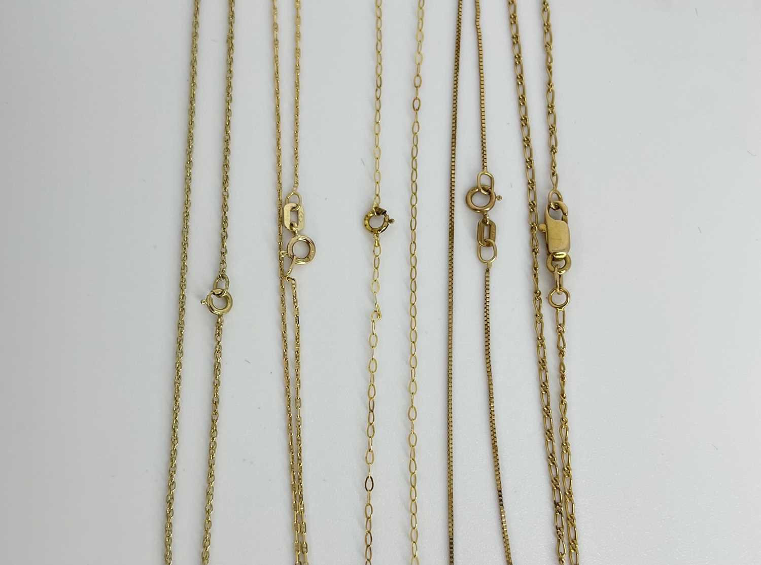 Quantity Of 9ct Gold Necklaces 10.1g - Image 2 of 4