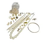 Mixed Lot Of Jewellery Items Including gold items