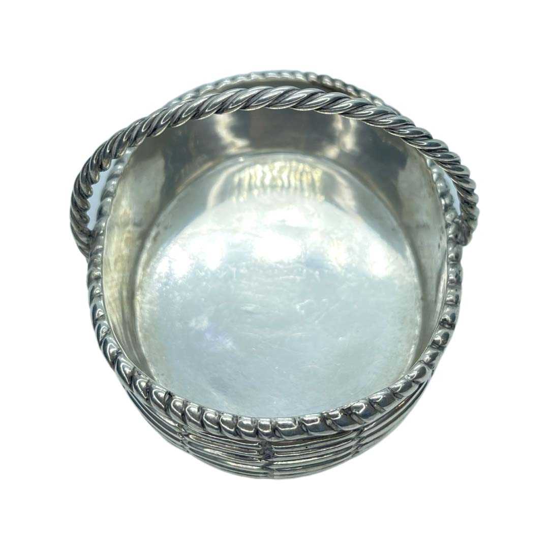 Small Silver Table Basket. Charles Stuart Harris, London 1869. 120g - Image 2 of 3