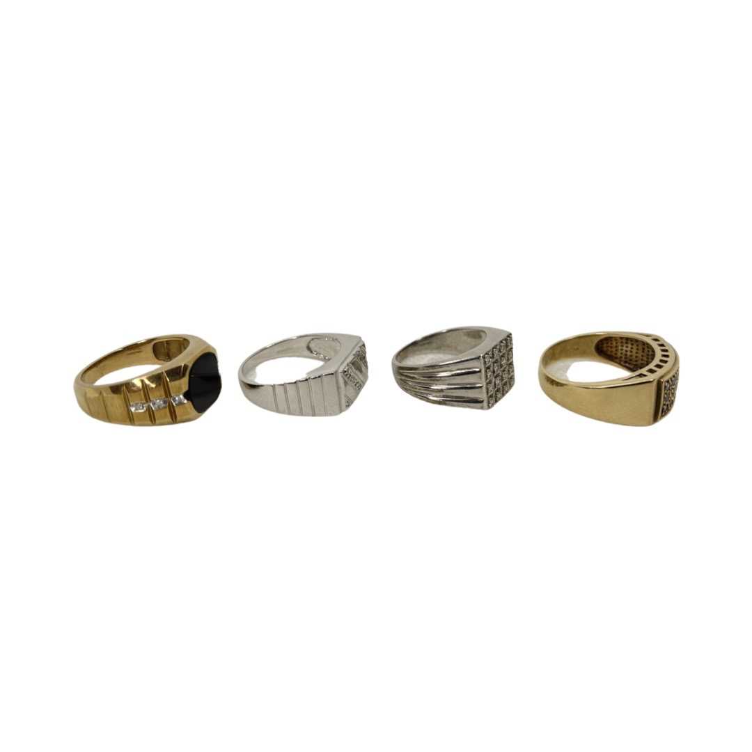 Mixed Lot Of Gold Gent's Rings ( 28 grams ) - Image 5 of 7
