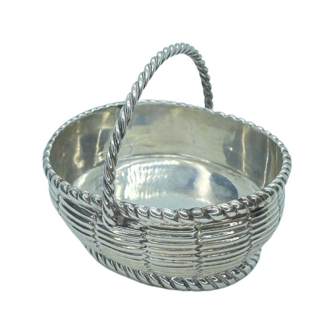 Small Silver Table Basket. Charles Stuart Harris, London 1869. 120g
