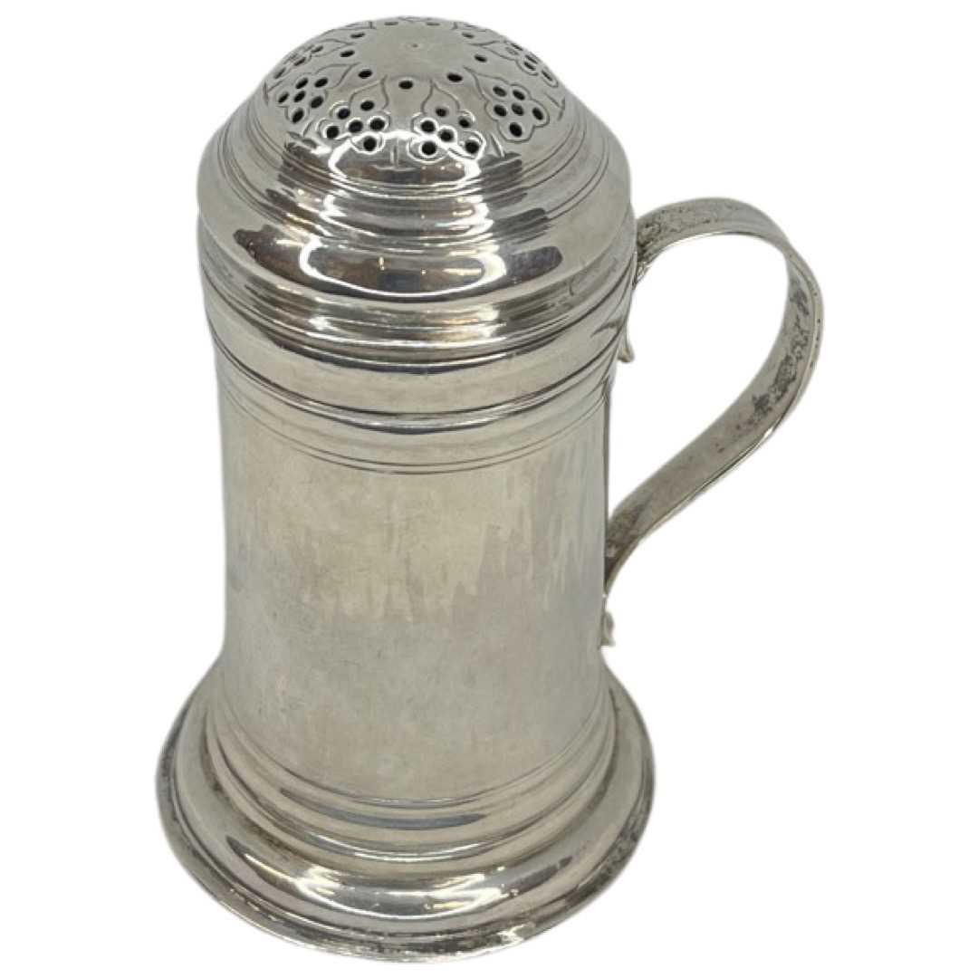 Georgian Silver Kitchen Pepper. 81 g. Dinah Gamon, London 1776