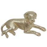 Silver Model of a Spaniel. 238 g. Mark to Base
