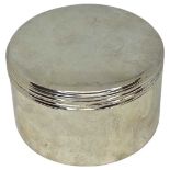 Victorian Silver Circular Box. 156 g. Thomas Whitehouse, London 1887