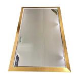 Large Modern Gilded Mirror