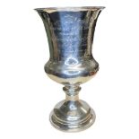 Large Silver Victorian Goblet. 447 g.Thomas Smily, London 1859