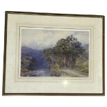 ENGLISH SCHOOL (19TH CENTURY) WOODLAND RIVER SCENE