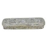 Decorative Silver Table Box. 140 g. Brockwell and Son ??, Birmingham 1893