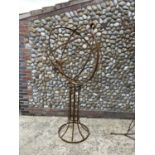 Large Garden Armillary in Steel with Arrow