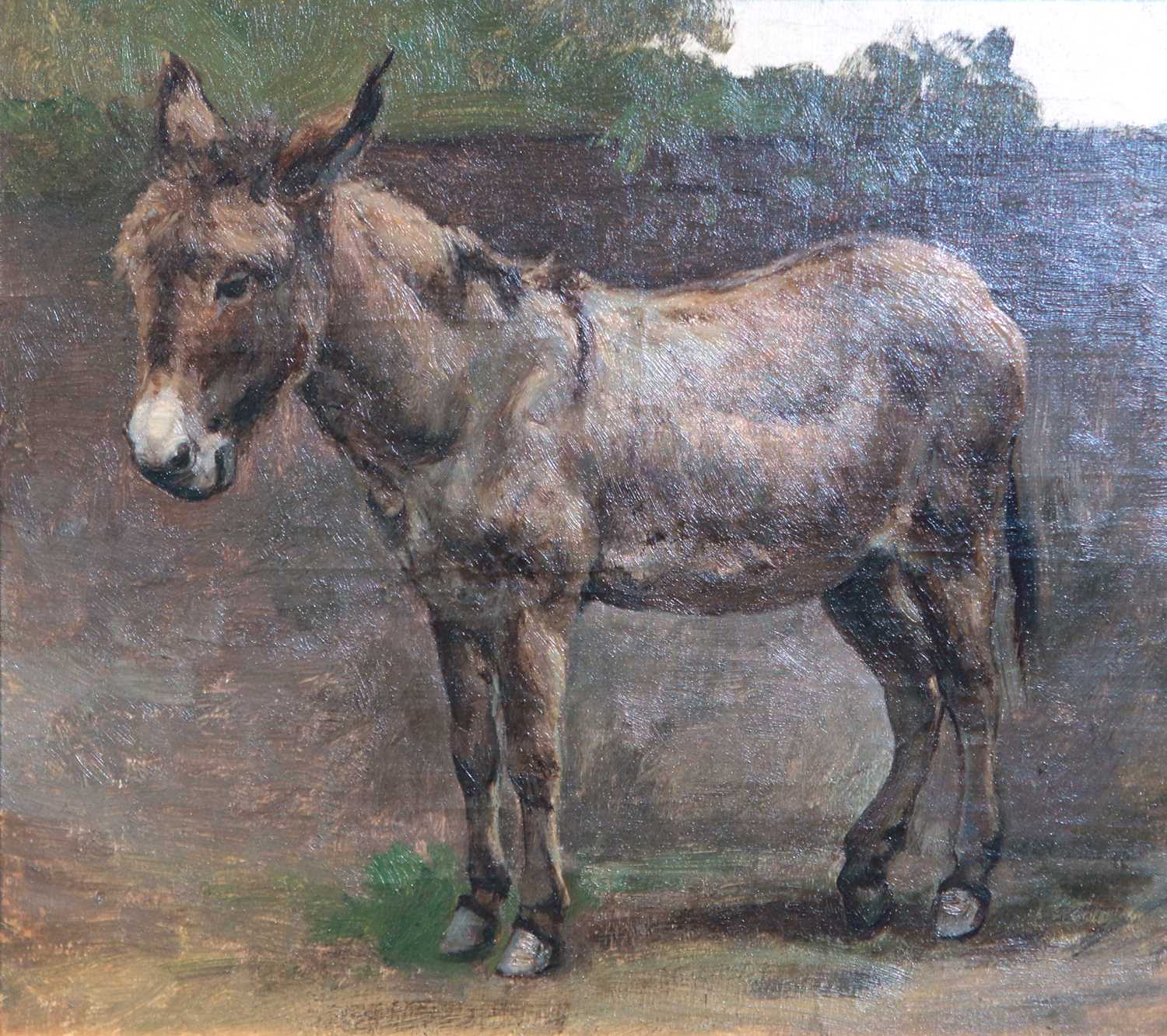 ERNEST ALBERT WATERLOW, RA ROI, (BRITISH, 1850-1919) DONKEY - Image 2 of 2