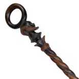 20th Century African Masai Carved Walking Stick