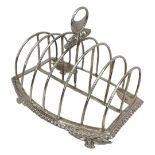 Georgian Silver 6 Slice Toast Rack. 254 g. Charles Fox II, London 1827