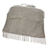 Silver Chatelaine Evening Bag. 267 g. Unmarked.