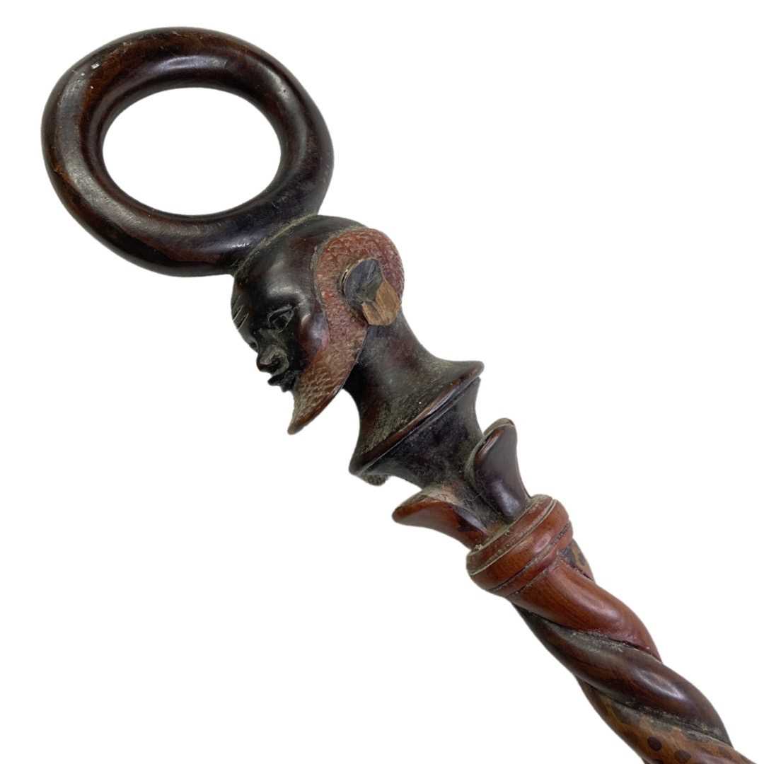 20th Century African Masai Carved Walking Stick - Image 4 of 5