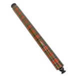Rare 'Prince Charlie' Tartan Mauchline Ware Pencil Holder and Rubber Holder c. 1880-1900
