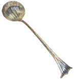 Large Silver Scalloped Soup Ladle. George Adams/Chawner and Co. London 1865