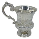 Silver William IV Christening Cup. 96 g. London, possibly 1834