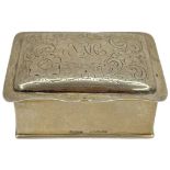 Silver Double Stamp Box. 43 g. Canadian, 'Birks, Sterling'