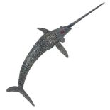 Spanish Silver Articulated Marlin. c.1900. 43 g.