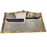 Very Large Gilded Decorative Mirror