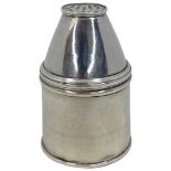 Early, 19th century, unusual French Silver Pepper Pot. 53 g. 1819-1838 Paris mark.