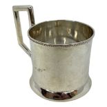 Russian Silver Tea Cup Holder. 65 g. Bears '84' mark. Dated 1886